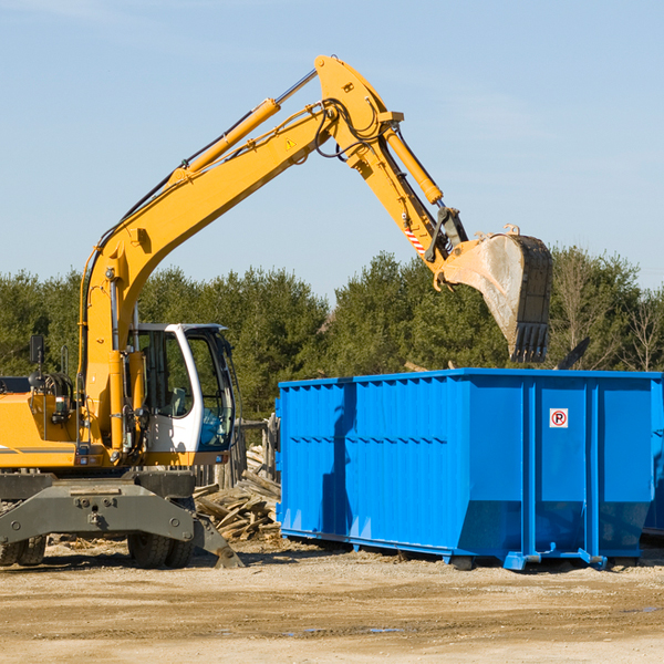 what size residential dumpster rentals are available in Belle Chasse